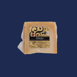 QUESO AÑEJO DE LECHE CRUDA DE OVEJA CUÑA DE 0.400 GMS APROX